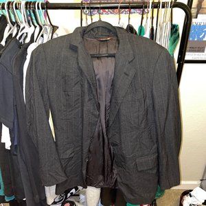 Nordstrom Striped Black Blazer